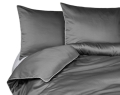 Pościel Pure z Makosatyny bawełnianej 160x200 Szara Premium