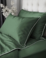 Pościel Pure z Makosatyny bawełnianej 160x200 Zielona Premium 
