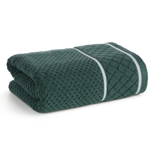 Ręcznik 70x140 FAVORI ciemny zielony Premium bawełna 500gr  