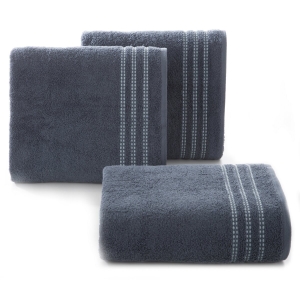 Ręcznik 50x90 SEBA stalowy Premium bawełna 480gr 