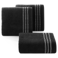 Ręcznik 50x90 SEBA czarny Premium bawełna 480gr