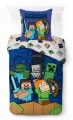 Pościel Bawełniana 140x200 MINECRAFT Oryginalna Alex Steve Creeper Zombie 100% BAWEŁNA