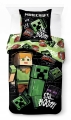Pościel Bawełniana 140x200 MINECRAFT Oryginalna Alex Steve Creeper Zombie 100% BAWEŁNA 
