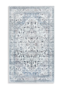 Dywan 160x230 Shine2 Ornament nowoczesny niebieski / srebrny 