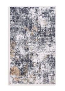 Dywan 160x230 Lili2 Przecierany nowoczesny czarny szary/ biały  