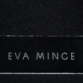 Ręcznik 50x90 Cristal by Eva Minge czarny Premium 500gr  