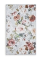 Dywan 50x80 Felice kwiaty nowoczesny szary / rudy