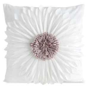 Poszewka Dekoracyjna 45x45 Flores3 Kwiat kremowa / pudrowa