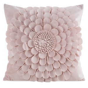 Poszewka Dekoracyjna 45x45 Flores2 Kwiat pudrowa