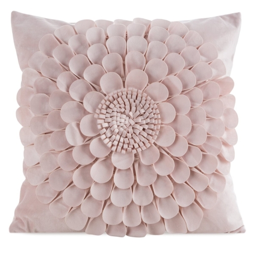 Poszewka Dekoracyjna 45x45 Flores2 Kwiat pudrowa