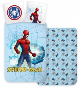 Pościel Niemowlęca 100x140 + 40x45 Spiderman Człowiek Pająk  