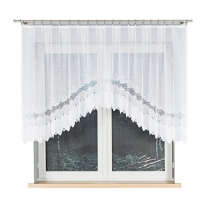 Firanka gotowa żakardowa Modesta 250x120cm biała 