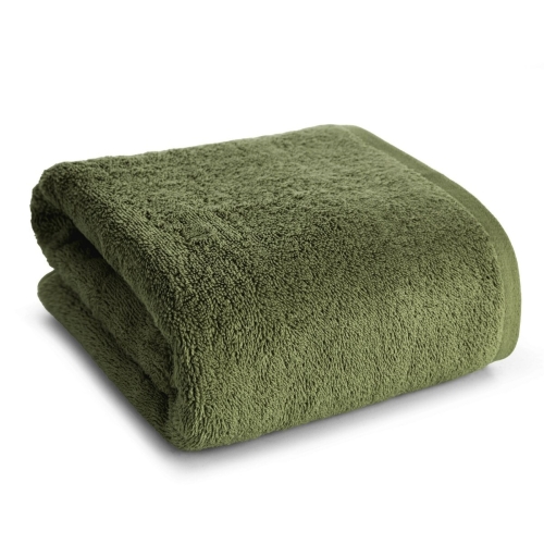 Ręcznik 70x140 Basic2 Gładki oliwkowy bawełna 500g    