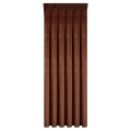 Zasłona gotowa na taśmie MELANIE 140x270 jasna brązowa