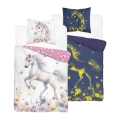 Pościel Świecąca w ciemności 160x200 Jednorożec Unicorn 