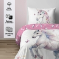 Pościel Świecąca w ciemności 160x200 Jednorożec Unicorn 