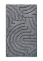 Dywan 60x100 Blink 3 Geometryczny Nowoczesny stalowy