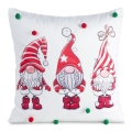Poszewka Świąteczna 45x45 Dekoracyjna Merry Christmas Skrzaty 