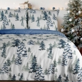 Pościel Świąteczna 220x200 Natal Świąteczny Las Bawełna 100%  