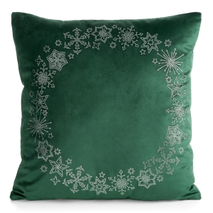 Poszewka Świąteczna 45x45 Dekoracyjna Merry Christmas zielona