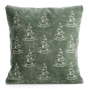 Poszewka Świąteczna 45x45 Dekoracyjna Merry Christmas ciemna miętowa