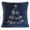 Poszewka Świąteczna 45x45 Dekoracyjna Merry Christmas granatowa