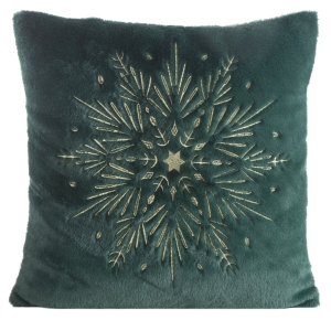 Poszewka Świąteczna 45x45 Dekoracyjna Merry Christmas zielona