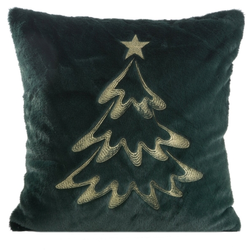 Poszewka Świąteczna 45x45 Dekoracyjna Merry Christmas zielona