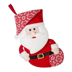 Skarpeta Świąteczna 50cm Dekoracyjna Merry Christmas czerwona 