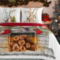 Pościel Świąteczna 160x200 Charming  Świąteczna Bawełna 100%  