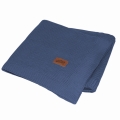  Kocyk dziecięcy Bambus Bawełna 80x100 Blue Niebieski
