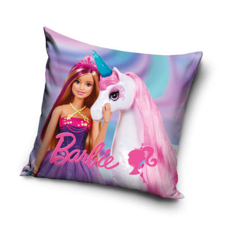 poszewka mikrofibra Barbie Jednorożec 40x40    