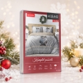 Pościel Świąteczna 160x200 Skrzat Świąteczny Holland MERRY CHRISTMAS   