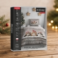 Pościel Świąteczna 140x200 Kotki Świąteczne MERRY CHRISTMAS  