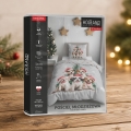 Pościel Świąteczna 140x200 Pieski Świąteczne MERRY CHRISTMAS  