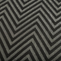 Pościel Bawełniana Tencel Premium 160x200 Alba 2 Geometryczna  czarny / srebrny