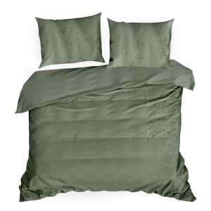 Pościel Bawełniana Tencel Premium 160x200 Tulia 1 Kwiatowa zielona