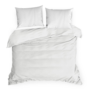 Pościel Bawełniana Tencel Premium 160x200 Tulia 3 Kwiatowa biała