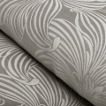 Pościel Bawełniana Tencel Premium 220x200 Tulia 4 Kwiatowa srebrna / szara