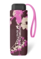 Parasol Benetton Ultra Mini Flat Floral marron kwiatowy kieszonkowy manualny  