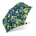 Parasol Benetton Ultra Mini Flat Floral deep lake kwiatowy kieszonkowy manualny