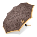 Parasol Benetton Mini AC Wild Dots burlwood kieszonkowy automatycznie otwierany