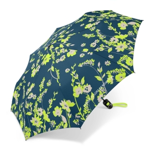 Parasol Benetton Mini AC Flat Floral deep lake kwiatowy kieszonkowy automatycznie otwierany