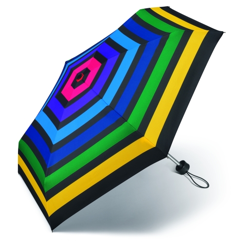 Parasol Benetton Ultra Mini Multicolor Strip Paski kieszonkowy manualny