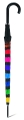 Parasol Benetton Długi Long Multicolor Strip Paski Automatycznie otwierany