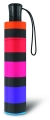 Parasol Benetton Mini AC Multicolor Strip Paski kieszonkowy Automatycznie otwierany