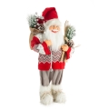 Święty Mikołaj 60cm Dekoracyjna Merry Christmas czerwony / biały