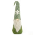 Skrzat Świąteczny 62cm Figurka Dekoracyjna Merry Christmas zielony