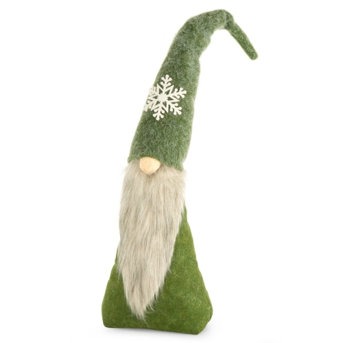 Skrzat Świąteczny 87cm Figurka Dekoracyjna Merry Christmas zielony