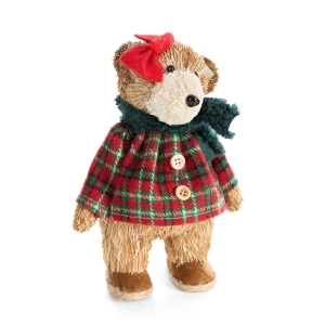 Miś Świąteczny 20cm Figurka Dekoracyjna Merry Christmas  